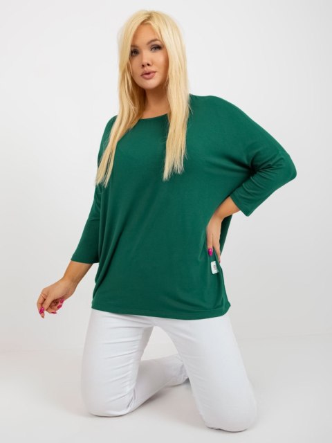 Bluzka RV-BZ-3770.92 ciemny zielony Bluzka RV-BZ-3770.92 ciemny zielony