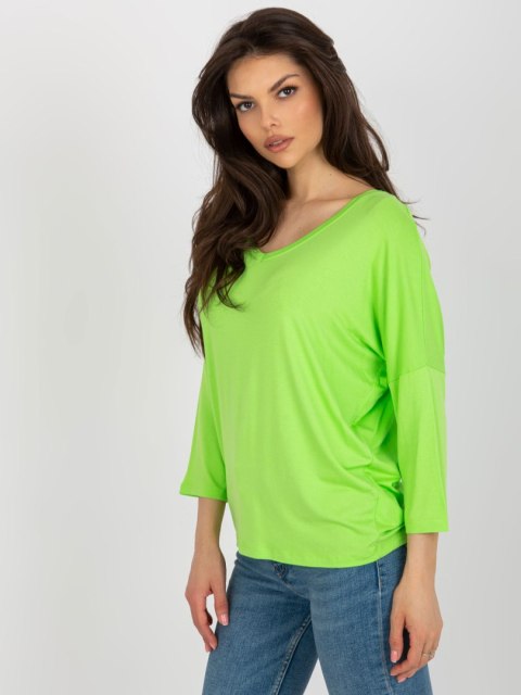 Bluzka RV-BZ-7663.05 limonkowy Bluzka RV-BZ-7663.05 limonkowy