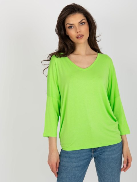 Bluzka RV-BZ-7663.05 limonkowy Bluzka RV-BZ-7663.05 limonkowy