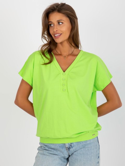 Bluzka RV-BZ-8827.95 limonkowy S/M Bluzka RV-BZ-8827.95 limonkowy S/M