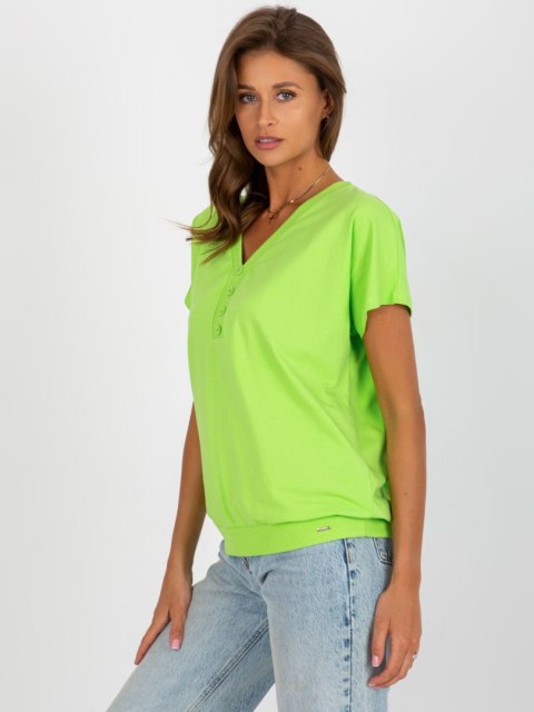Bluzka RV-BZ-8827.95 limonkowy S/M Bluzka RV-BZ-8827.95 limonkowy S/M
