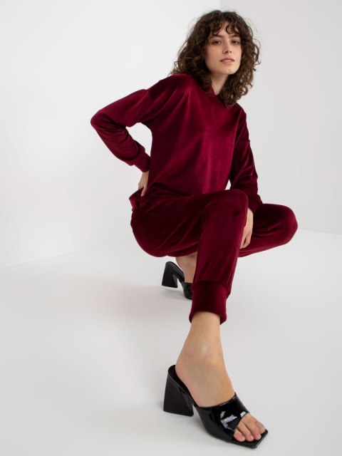 Komplet LK-KMPL-509149.10X bordowy L/XL