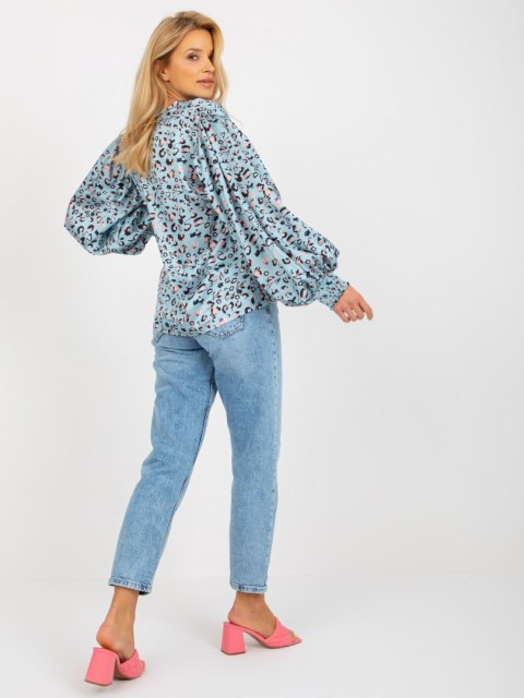 Koszula LK-KS-509017-2.78 czarno-niebieski L/XL