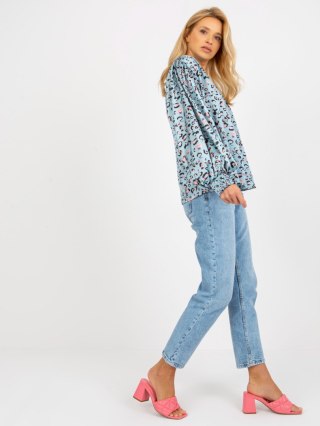 Koszula LK-KS-509017-2.78 czarno-niebieski L/XL