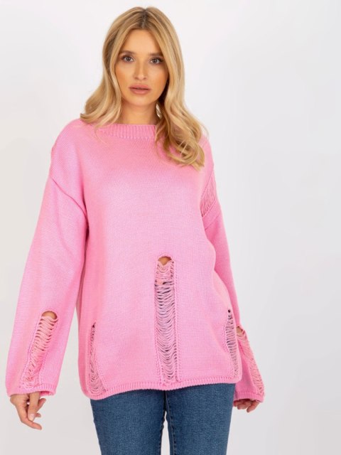 Sweter BA-SW-8043.08X różowy Sweter BA-SW-8043.08X różowy