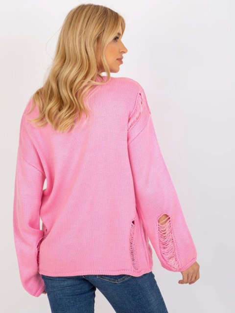 Sweter BA-SW-8043.08X różowy Sweter BA-SW-8043.08X różowy
