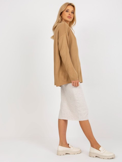 Sweter LC-SW-2261.00P camelowy Sweter LC-SW-2261.00P camelowy
