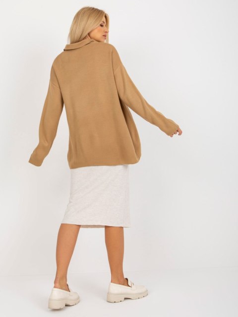 Sweter LC-SW-2261.00P camelowy Sweter LC-SW-2261.00P camelowy
