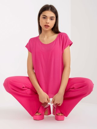 Bluzka D73761R10978O ciemny różowy S