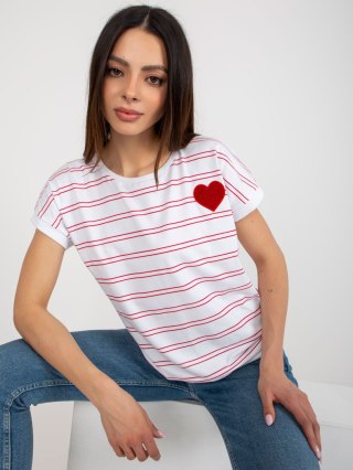 Bluzka RV-BZ-8619.94 biało-czerwony L/XL