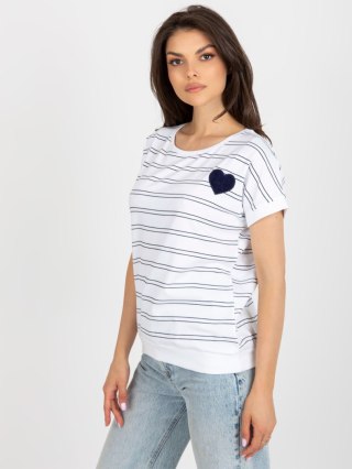 Bluzka RV-BZ-8619.94 biało-granatowy L/XL