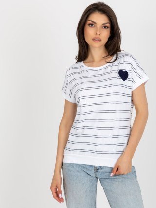 Bluzka RV-BZ-8619.94 biało-granatowy L/XL
