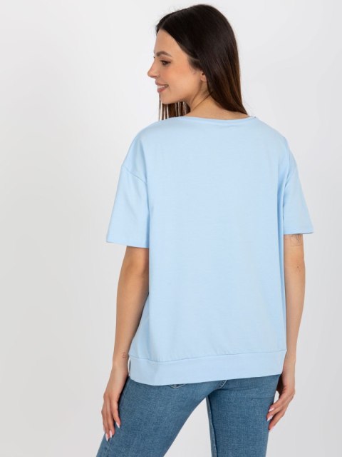Bluzka RV-BZ-8826.22 jasny niebieski L/XL Bluzka RV-BZ-8826.22 jasny niebieski L/XL