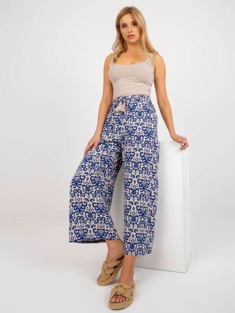 Spodnie D73770R62237A ciemny niebieski S