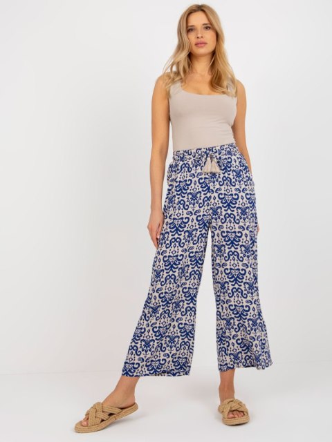 Spodnie D73770R62237A ciemny niebieski XS