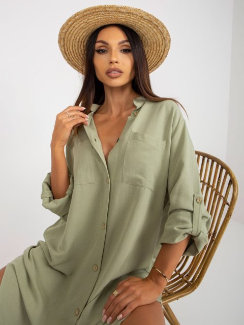 Sukienka TW-SK-BE-199D.85P pistacjowy L/XL Sukienka TW-SK-BE-199D.85P pistacjowy L/XL
