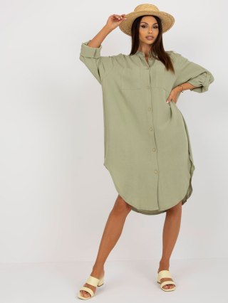 Sukienka TW-SK-BE-199D.85P pistacjowy L/XL