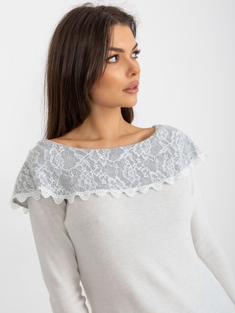Sweter LK-SW-506559-1.41P jasny beżowy 42
