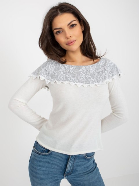 Sweter LK-SW-506559-1.41P jasny beżowy 42