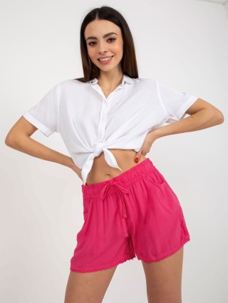 Szorty D73760M61531KH fuksjowy M