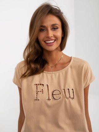 T-shirt FA-TS-8515.46 camelowy