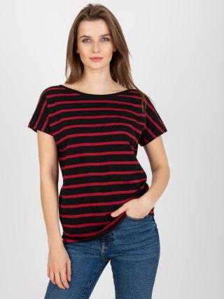 T-shirt RV-TS-8568.75 czarno-czerwony M