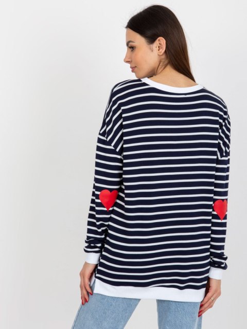 Bluza LO-BL-LK-236.27X biało-granatowy S/M Bluza LO-BL-LK-236.27X biało-granatowy S/M