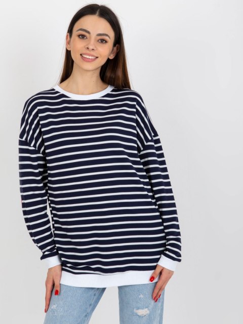 Bluza LO-BL-LK-236.27X biało-granatowy S/M Bluza LO-BL-LK-236.27X biało-granatowy S/M