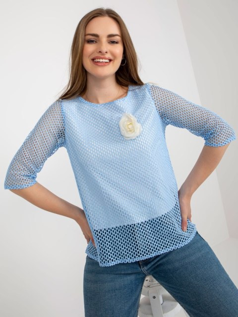 Bluzka LK-BZ-506642.94 jasny niebieski 42