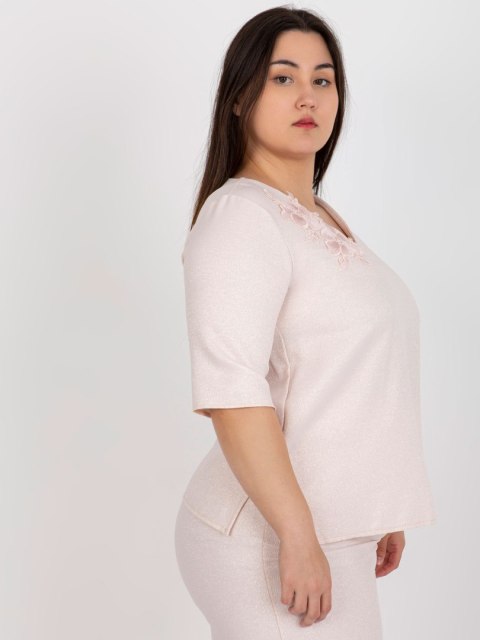 Bluzka LK-BZ-506692.32 jasny różowy 44 Bluzka LK-BZ-506692.32 jasny różowy 44
