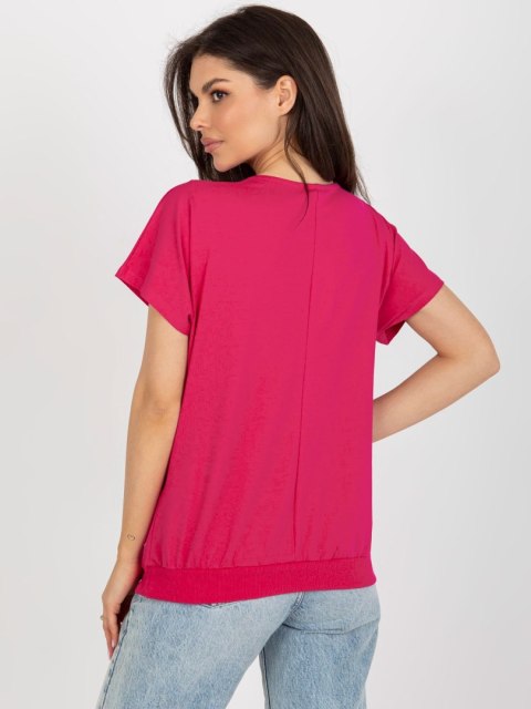 Bluzka RV-BZ-8827.95 fuksjowy L/XL Bluzka RV-BZ-8827.95 fuksjowy L/XL