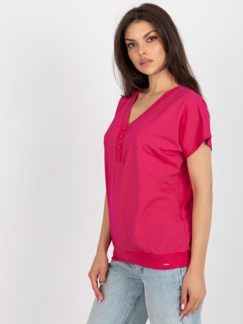 Bluzka RV-BZ-8827.95 fuksjowy S/M Bluzka RV-BZ-8827.95 fuksjowy S/M