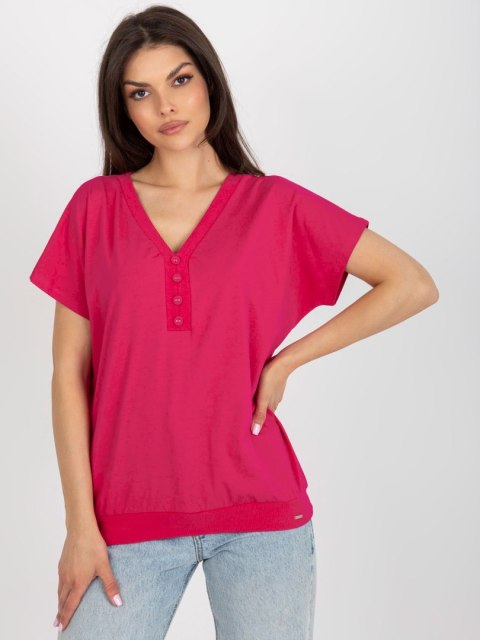 Bluzka RV-BZ-8827.95 fuksjowy S/M Bluzka RV-BZ-8827.95 fuksjowy S/M