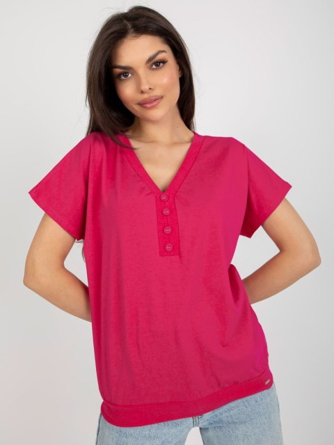 Bluzka RV-BZ-8827.95 fuksjowy S/M Bluzka RV-BZ-8827.95 fuksjowy S/M