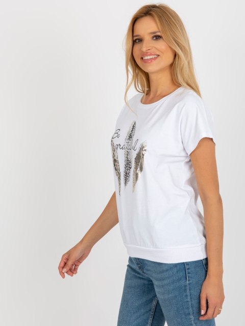 Bluzka RV-BZ-8921.66 biały L/XL Bluzka RV-BZ-8921.66 biały L/XL
