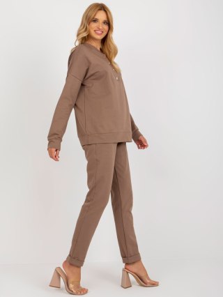 Komplet LK-KMPL-509291.57 brązowy S/M