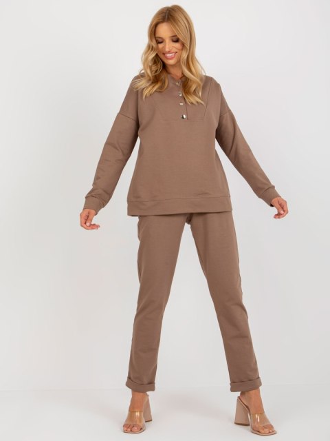 Komplet LK-KMPL-509291.57 brązowy S/M