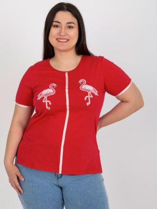 T-shirt LK-TS-506819.74P czerwony 48
