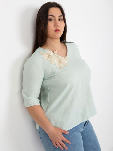 Bluzka LK-BZ-506692.32 mietowy 46