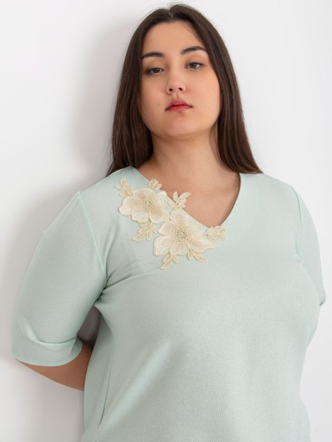 Bluzka LK-BZ-506692.32 mietowy 46