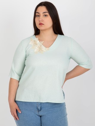 Bluzka LK-BZ-506692.32 mietowy 48