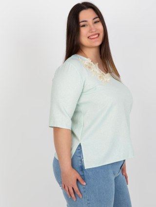 Bluzka LK-BZ-506692.32 mietowy 48