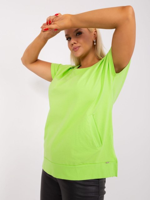 Bluzka RV-BZ-8854.06 limonkowy Bluzka RV-BZ-8854.06 limonkowy