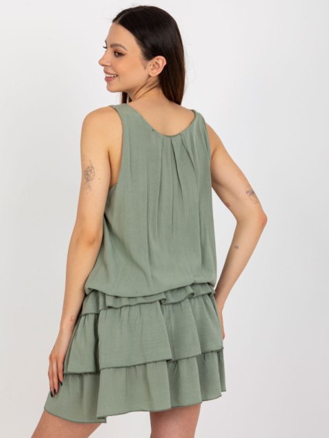 Sukienka TW-SK-BI-8139.44 khaki Sukienka TW-SK-BI-8139.44 khaki