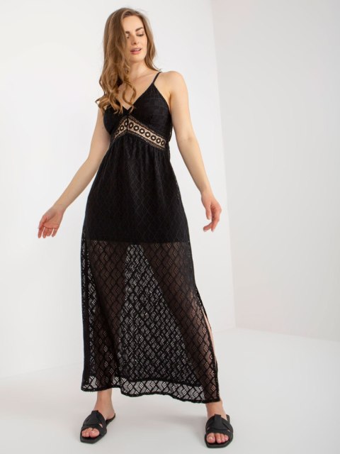 Sukienka TW-SK-BI-8676.22 czarny L Sukienka TW-SK-BI-8676.22 czarny L