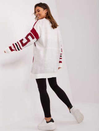 Sweter BA-SW-2206.48P bordowy