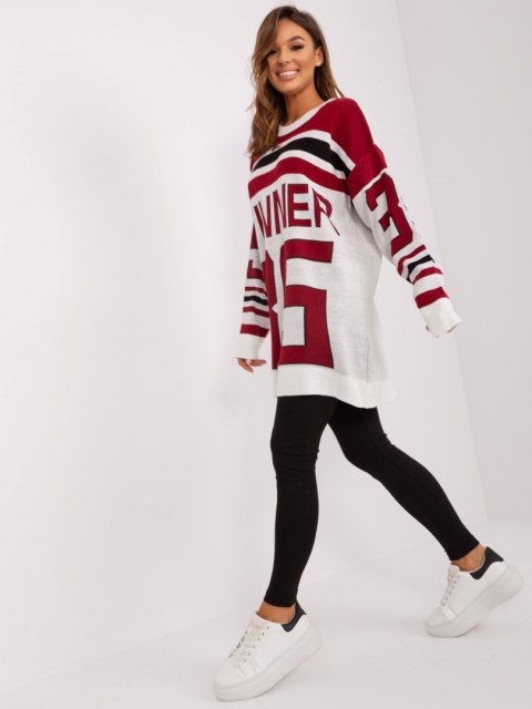 Sweter BA-SW-2206.48P bordowy Sweter BA-SW-2206.48P bordowy