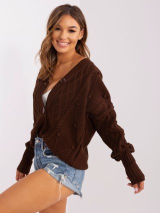 Sweter BA-SW-8005.00P ciemny brązowy