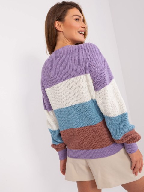 Sweter BA-SW-8024.57P fioletowy Sweter BA-SW-8024.57P fioletowy