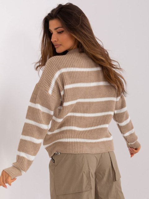 Sweter BA-SW-8025.38P ciemny bezowy Sweter BA-SW-8025.38P ciemny bezowy